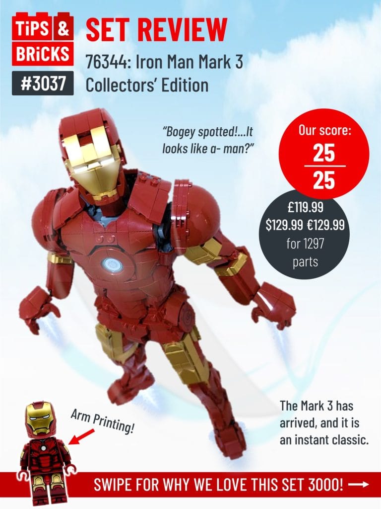 SET REVIEW: Iron Man Mark 3 Collectors' Edition (76344)