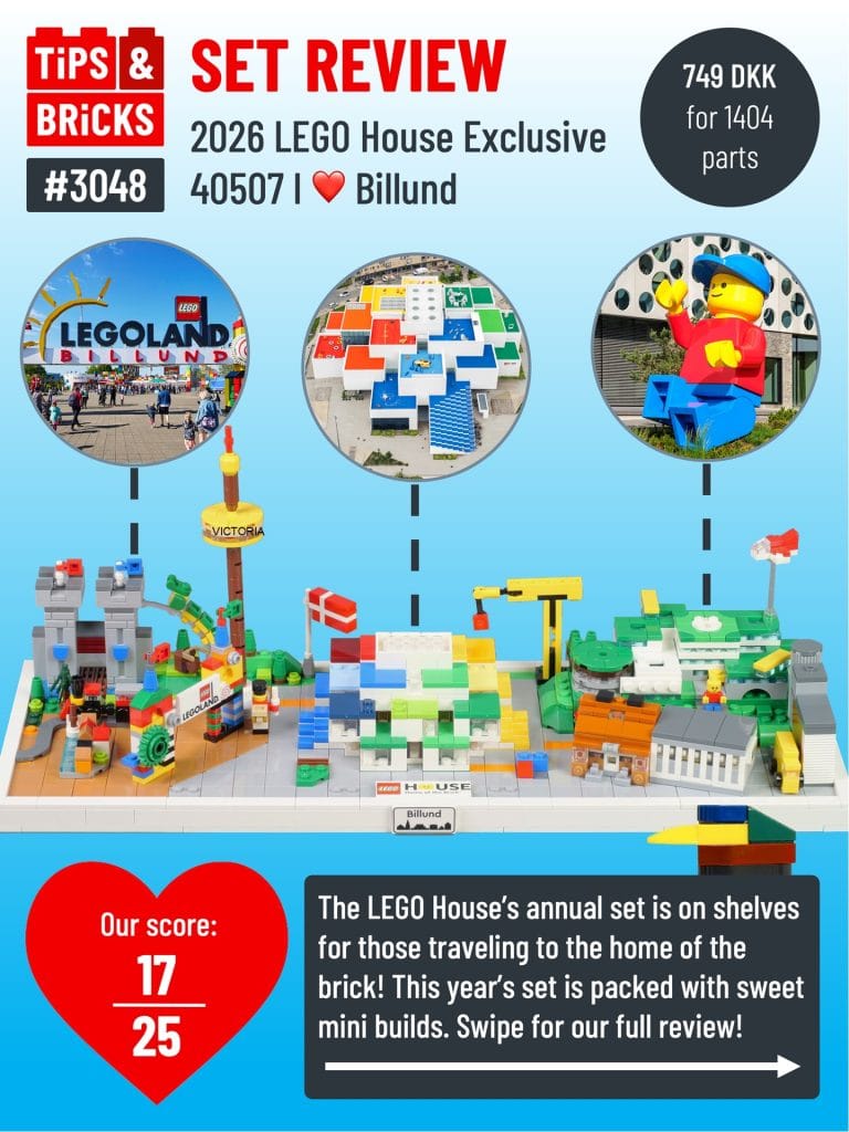SET REVIEW: 2026 LEGO House Exclusive - 40507 I ❤️ Billund