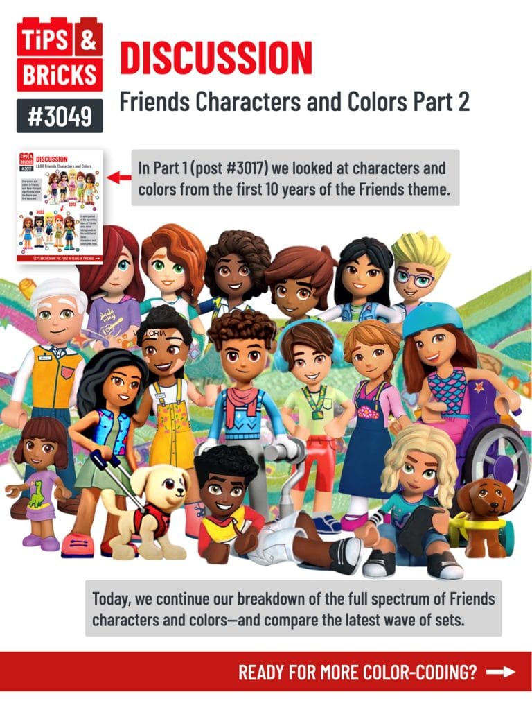 DISCUSSION: LEGO Friends Characters and Colors Part 2