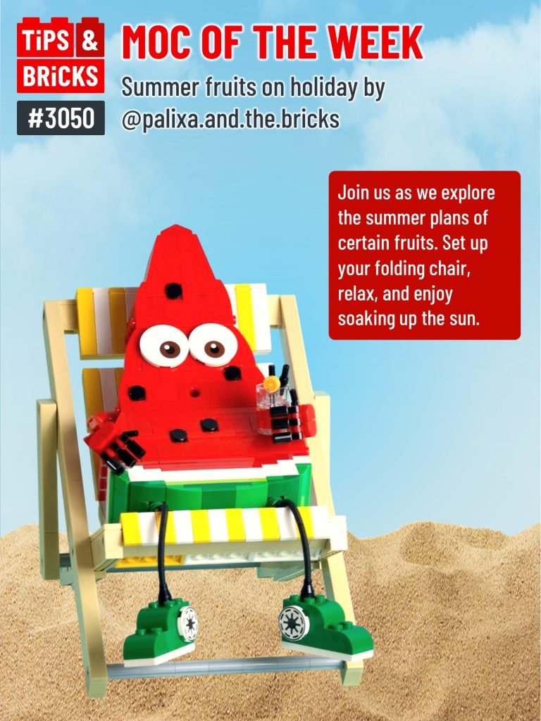 MOC OF THE WEEK: Summer fruits on holiday by @palixa.and.the.bricks