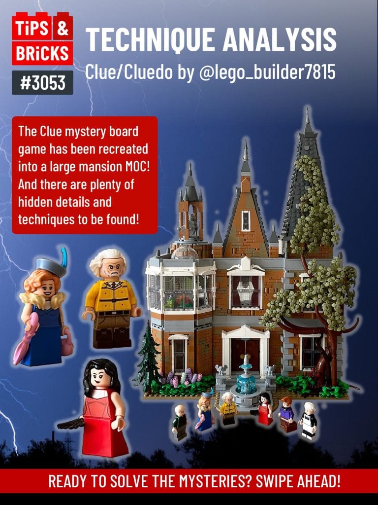 MOC OF THE WEEK: Cluedo Mansion by @lego_builder7815