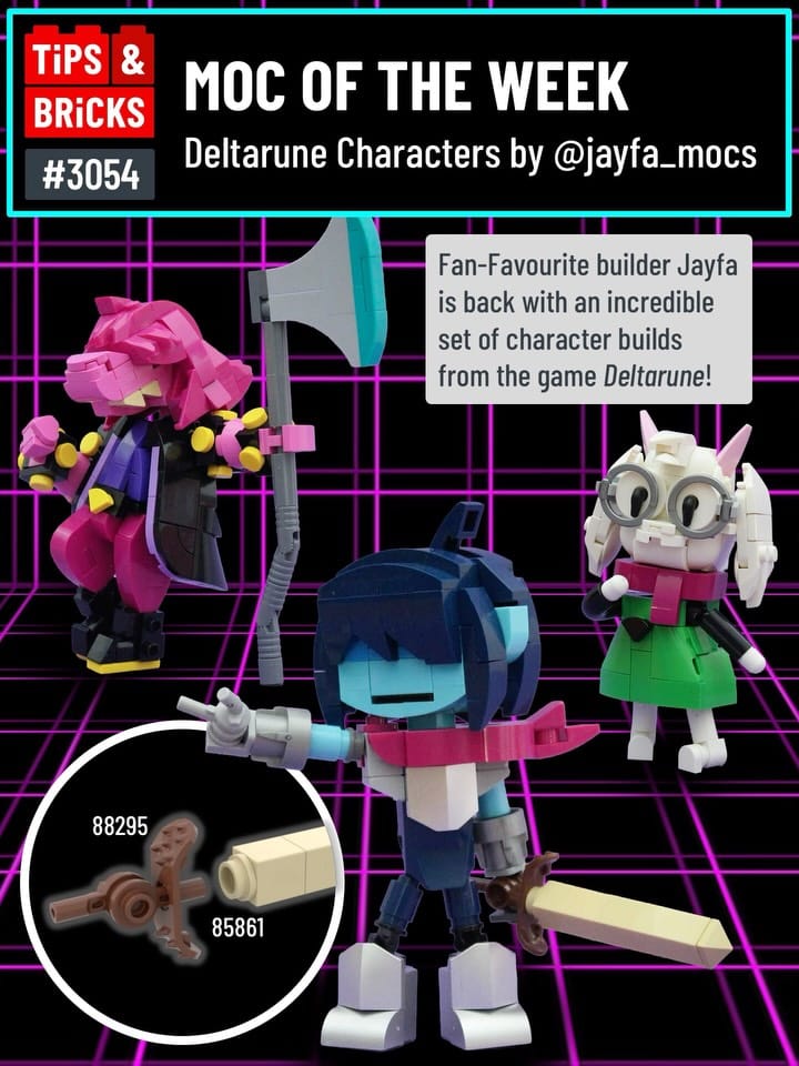 MOC OF THE WEEK: Deltarune Characters by @jayfa_mocs