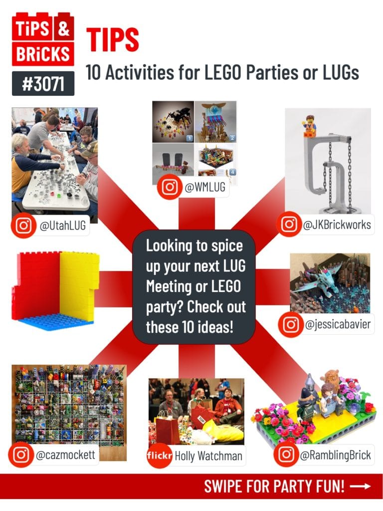 TIPS: 10 Activities for LEGO Parties or LUGs