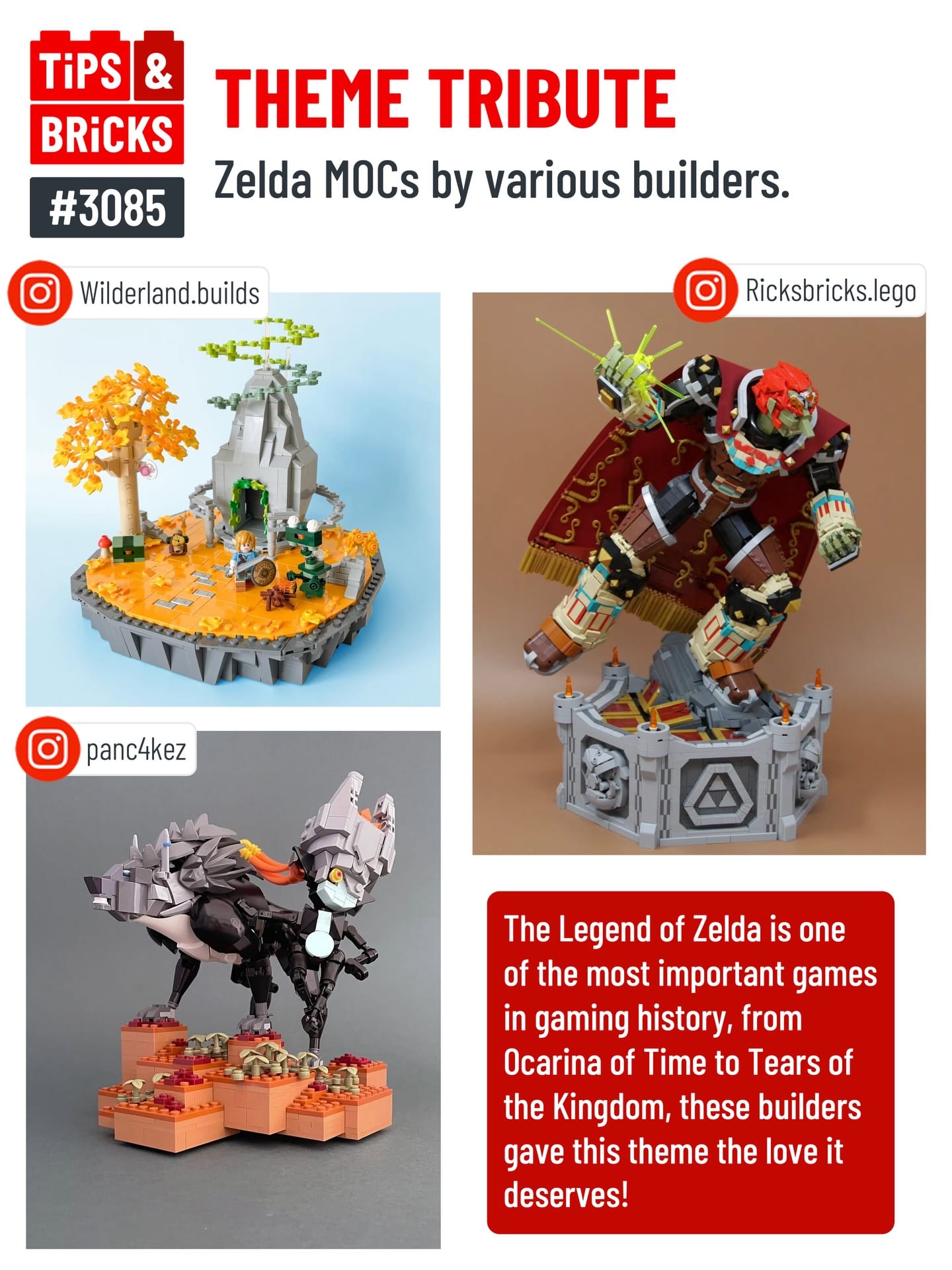 3085 THEME TRIBUTE: The Legend of Zelda - Tips&Bricks