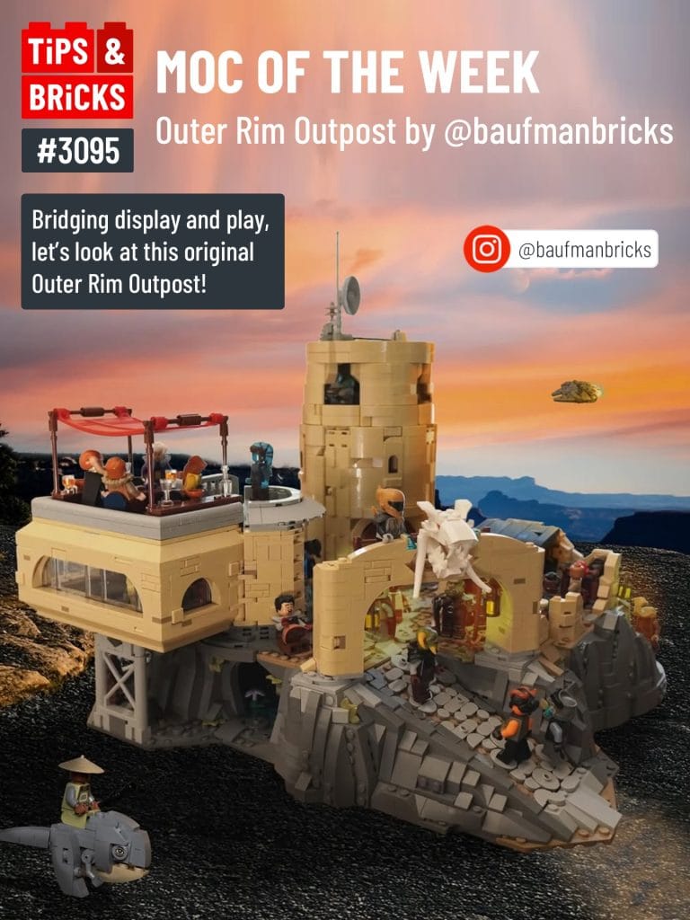MOC OF THE WEEK: Outer Rim Outpost by @baufmanbricks