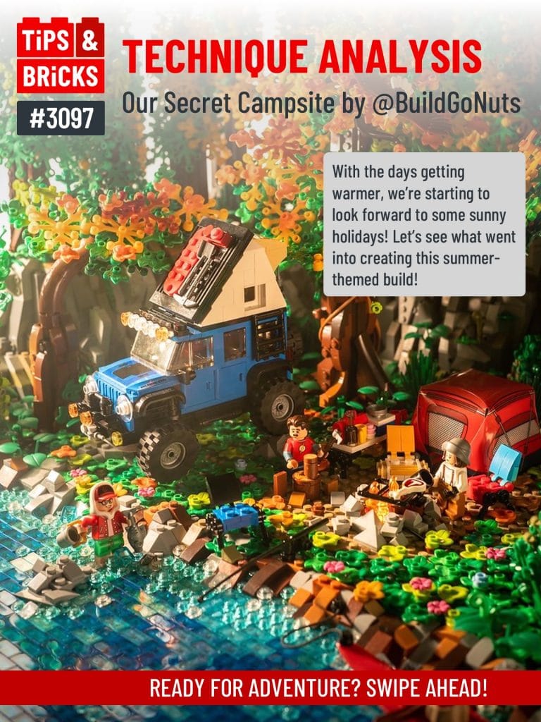 TECHNIQUE ANALYSIS: Our Secret Campsite by @BuildGoNuts