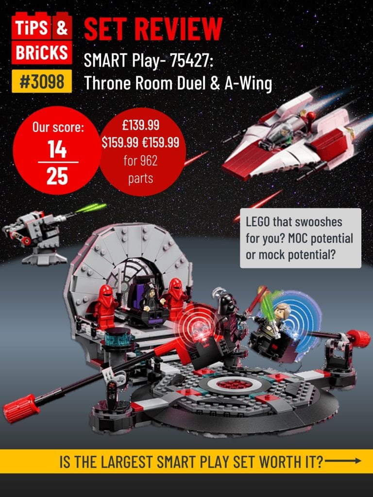 SET REVIEW: SMART Play Throne Room Duel & A-Wing (75427)