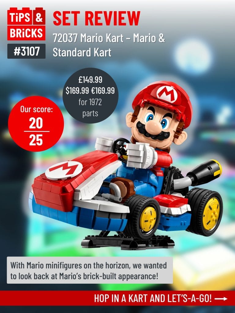 SET REVIEW: 72037 Mario Kart – Mario & Standard Kart