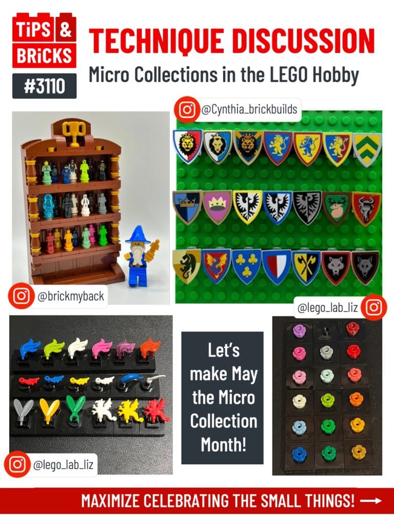 TECHNIQUE DISCUSSION: Micro Collections in the LEGO Hobby