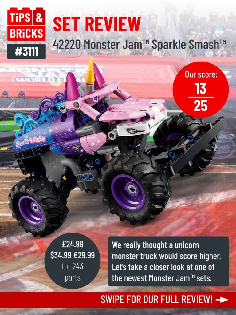 SET REVIEW: 42220 Monster JamTM Sparkle SmashTM