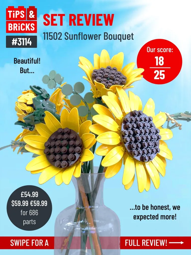 SET REVIEW: Sunflower Bouquet (11502)