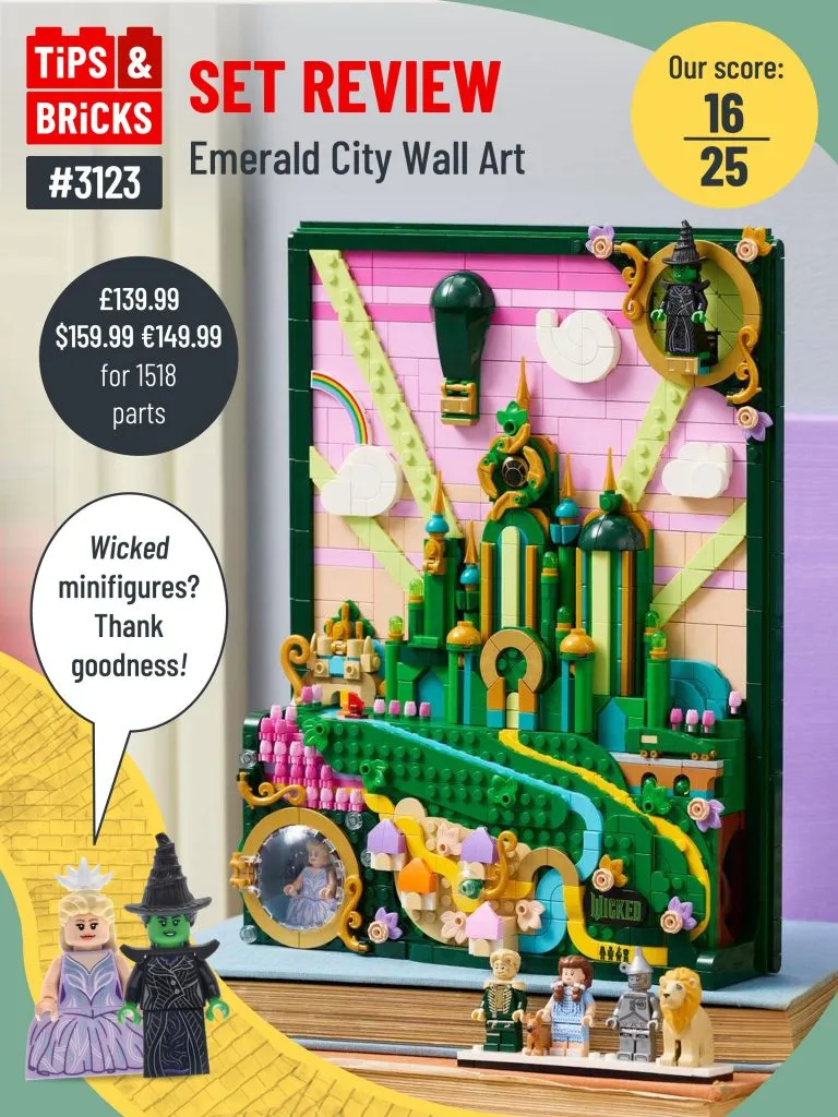 SET REVIEW: Emerald City Wall Art (75685)