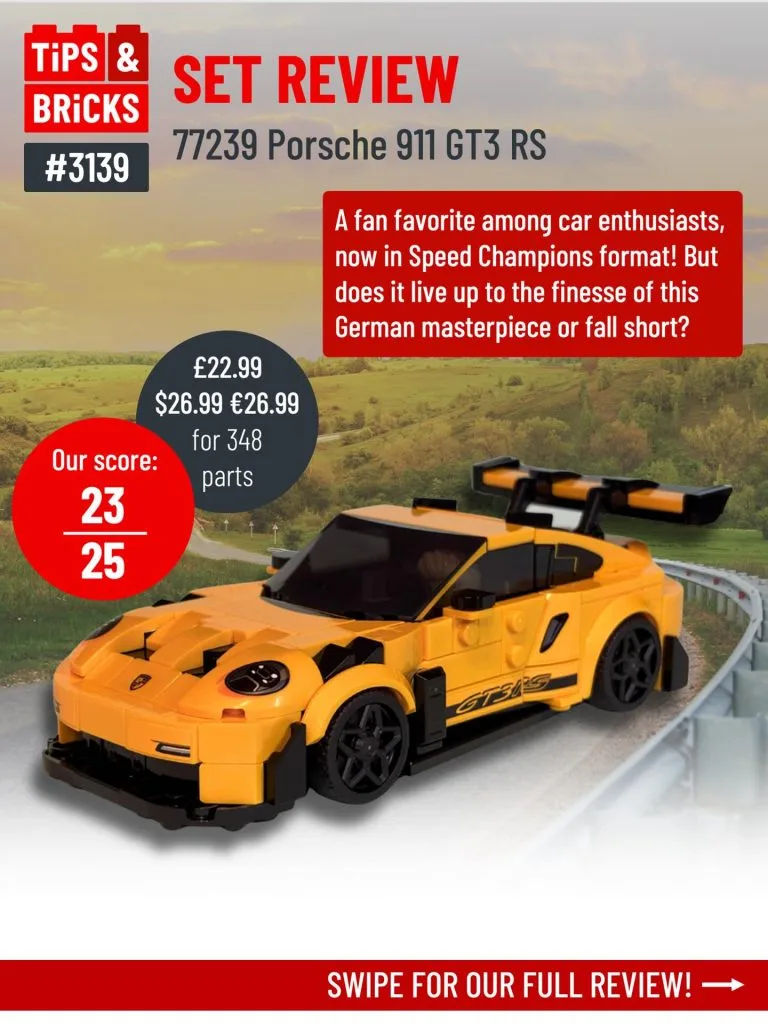 SET REVIEW: 77239 Porsche 911 GT3 RS