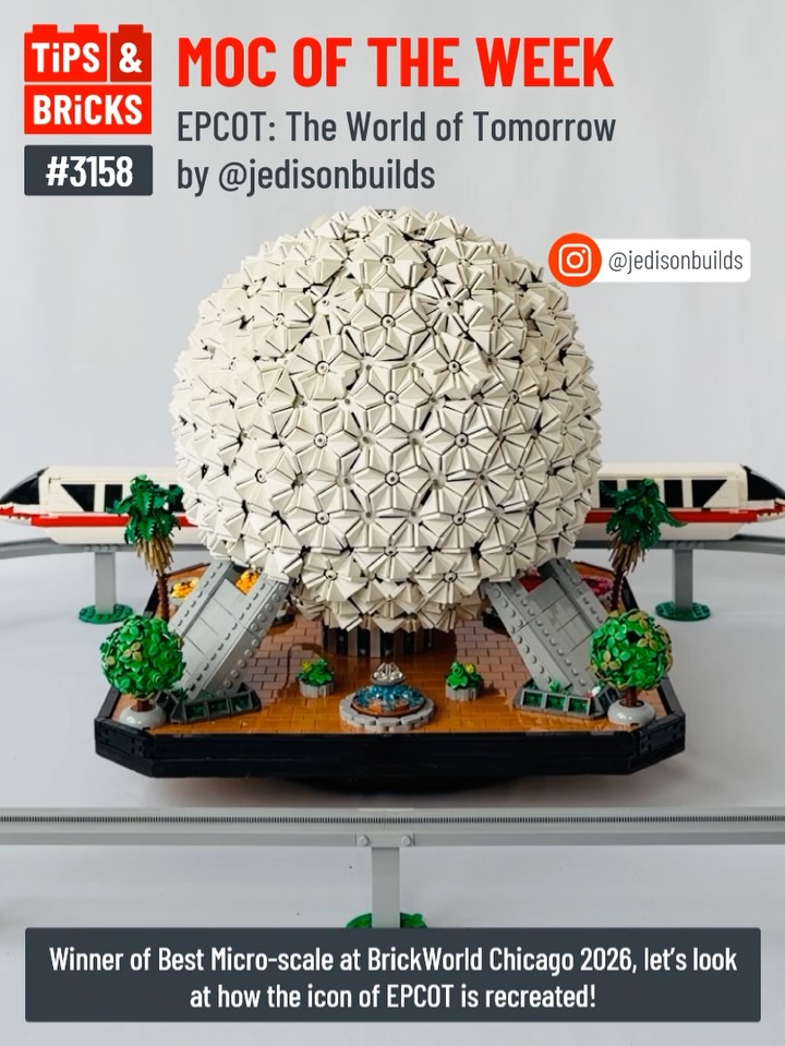 MOC OF THE WEEK: EPCOT: The World of Tomorrow by @jedisonbuilds