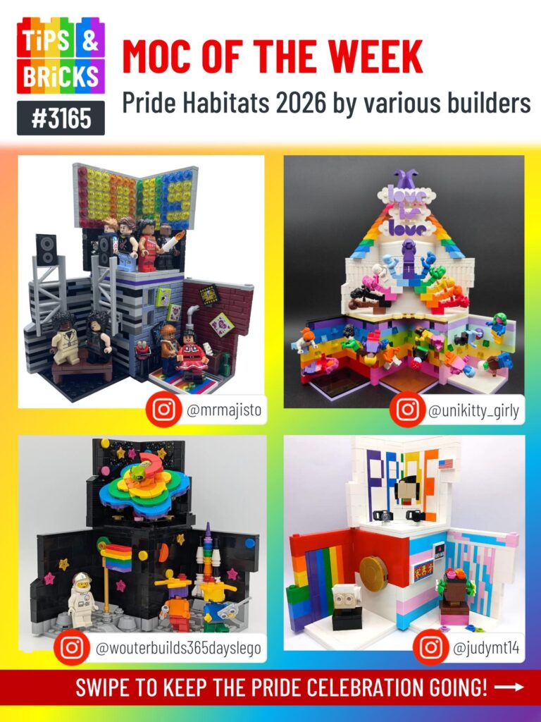 MOC OF THE WEEK: Pride Habitats 2026 by various builders