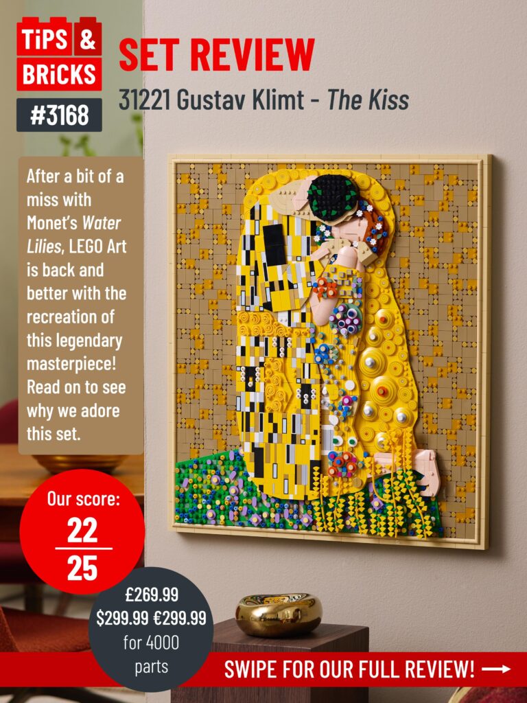 SET REVIEW: 31221 Gustav Klimt - The Kiss