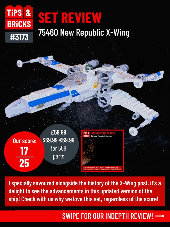 SET REVIEW: 75460 New Republic X-Wing