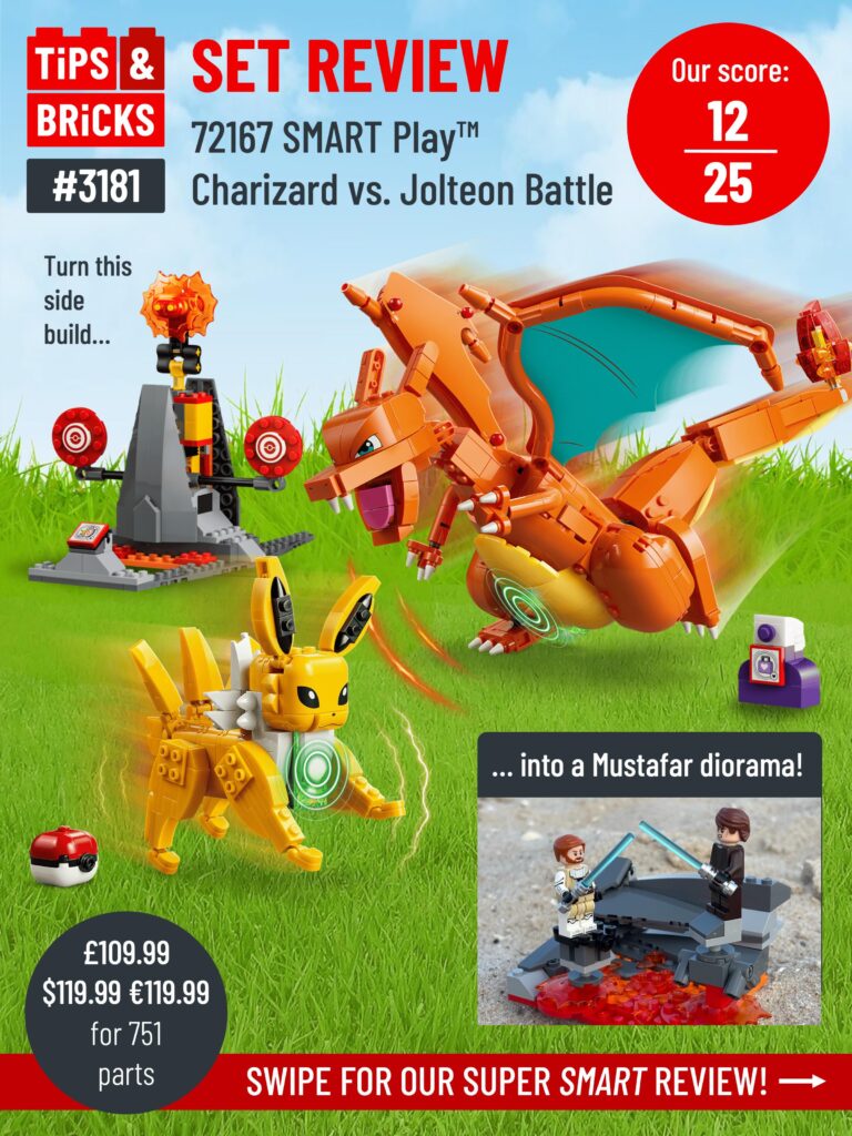 SET REVIEW: 72167 SMART PlayTM: Charizard vs. Jolden Ultimate Battle