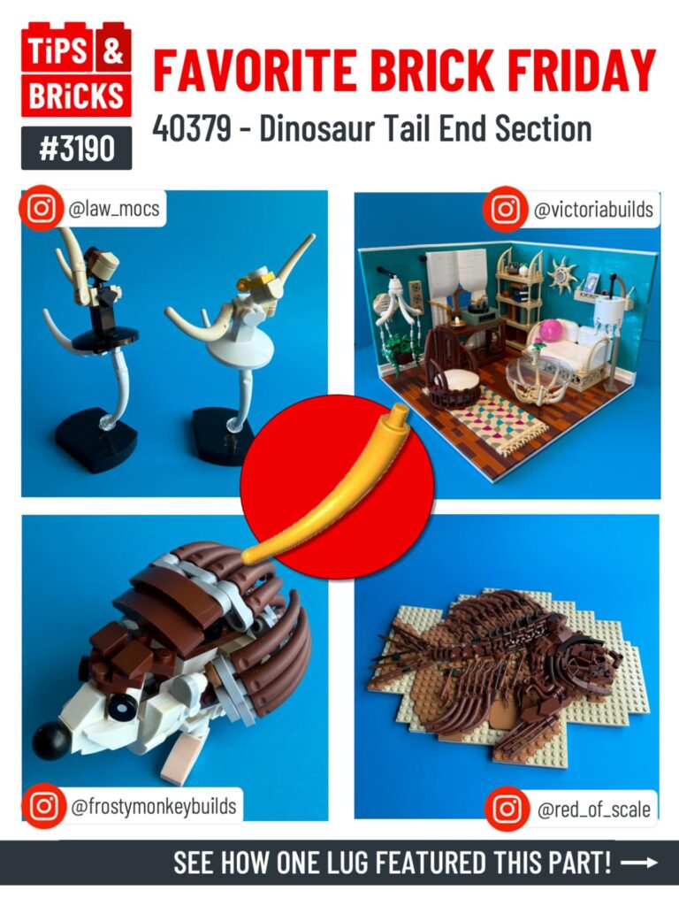 FAVORITE BRICK FRIDAY on 40379 - Dinosaur Tail End Section
