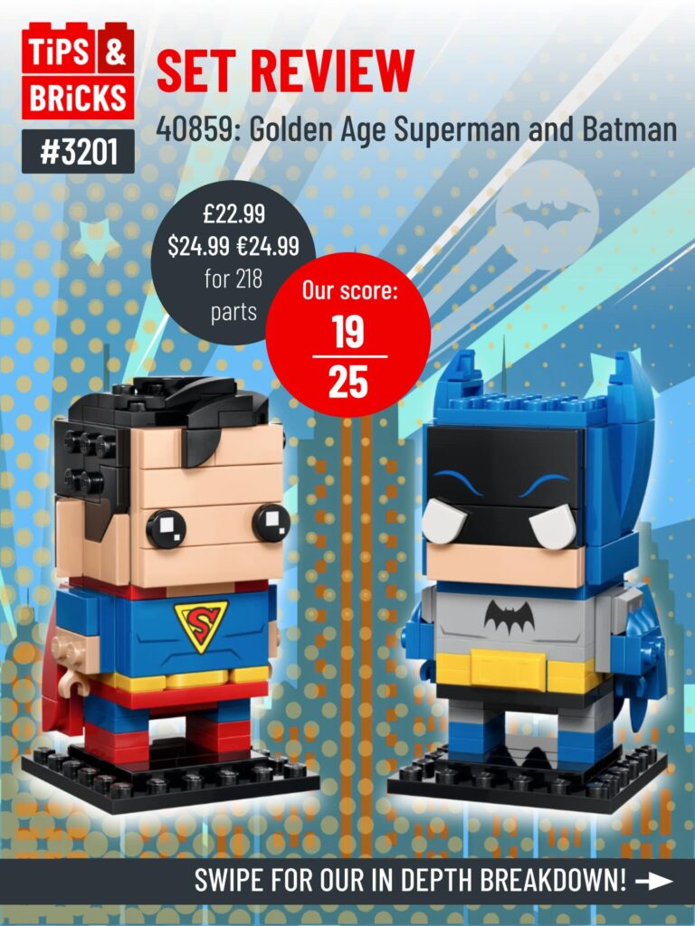 SET REVIEW: Golden Age Superman and Batman (40859)