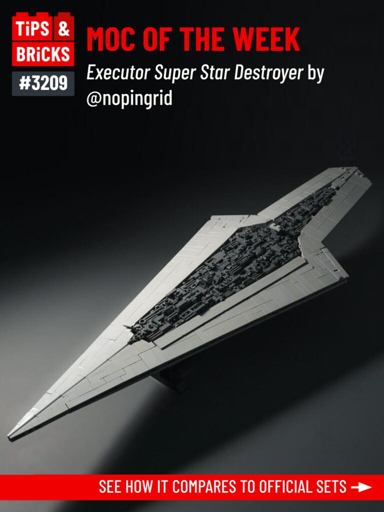 MOC OF THE WEEK: Executor Super Star Destroyer by @nopingrid
